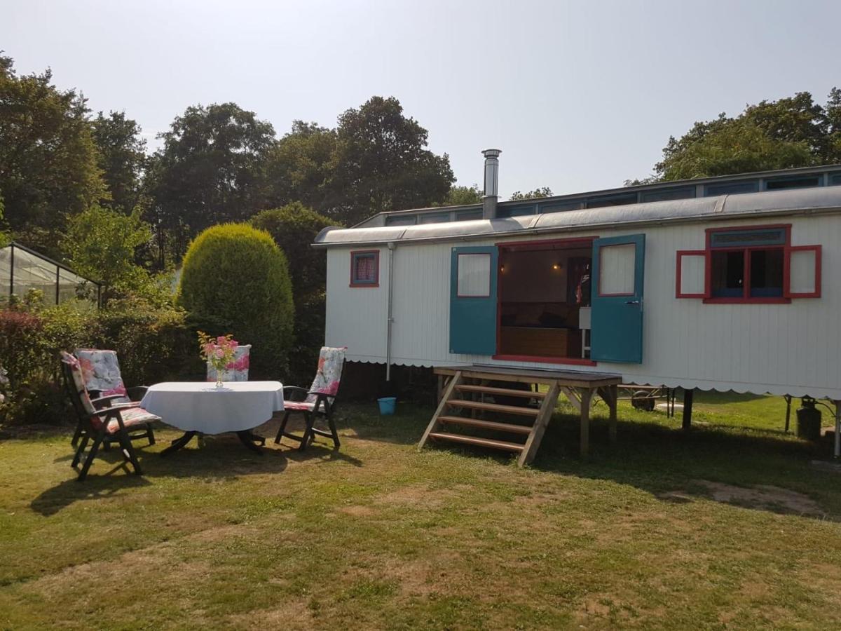 Gezellig Pipowagen In Oostvoorne Villa Luaran gambar